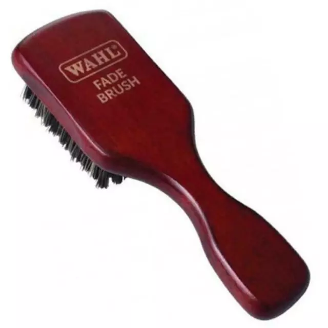 WAHL Nylon & Boar Bristle Fade Brush Hair & Beard w/ Wooden Handle MEN GROOMING 3