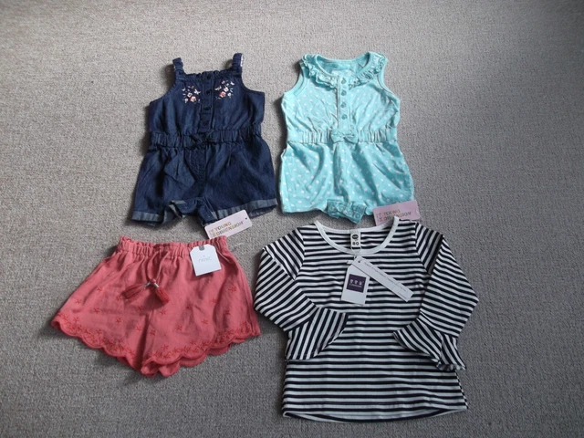 Bundle of Baby Girls Clothes Age 6-9 - 12 months Next Young Dimension All New