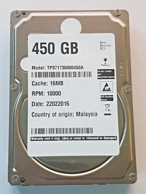 450 GB SAS TP371735000450A 10000rpm 16MB HDD 2.5" interne Festplatte