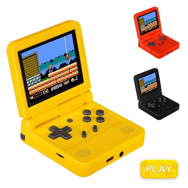 POWKIDDY V90 RETRO Pocket Flip Handheld Video Game Console 3.0" IPS