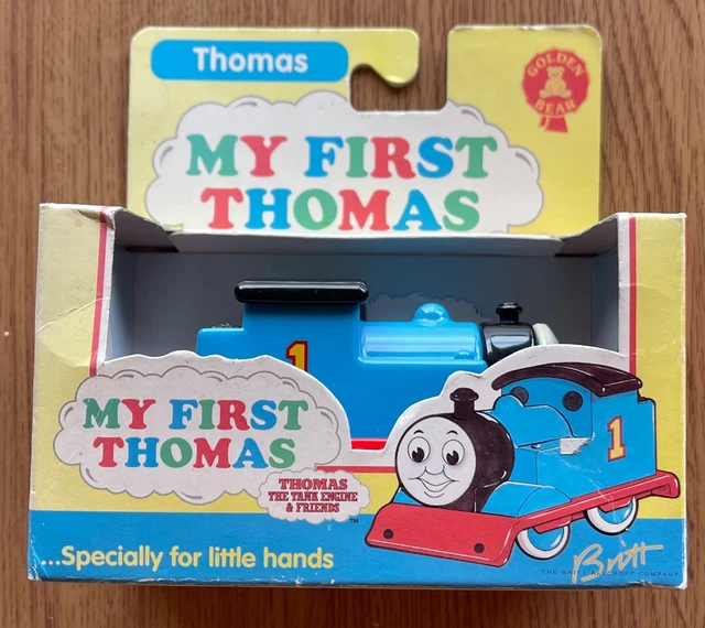 MY FIRST THOMAS and Friends 10cm Chunky Push Along Train Engine Golden ...