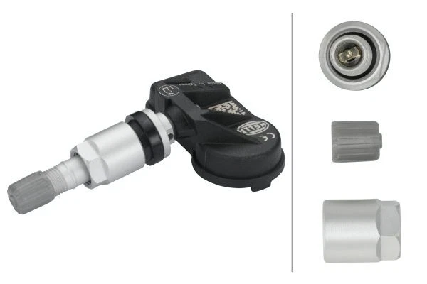 HELLA Capteur De Roue TPMS 6Pp 358 139-461 - Système De Contrôle De Pression Des Pneus Avec Mise à Jour Logicielle
