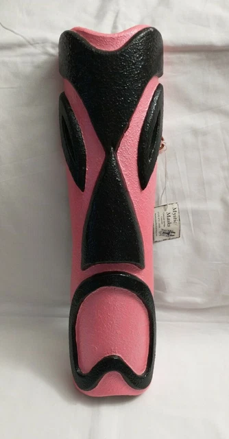 Pink Wall Hanging Tribal Face Mask Feminine Decoration