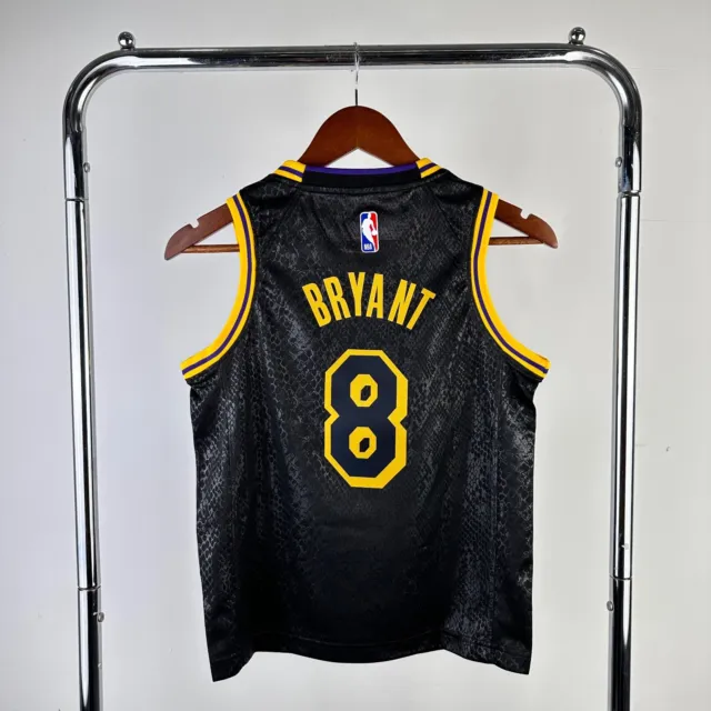 Nike Kobe Bryant #8 Youth Xl La Lakers Black Jersey Nba Basketball Jordan James