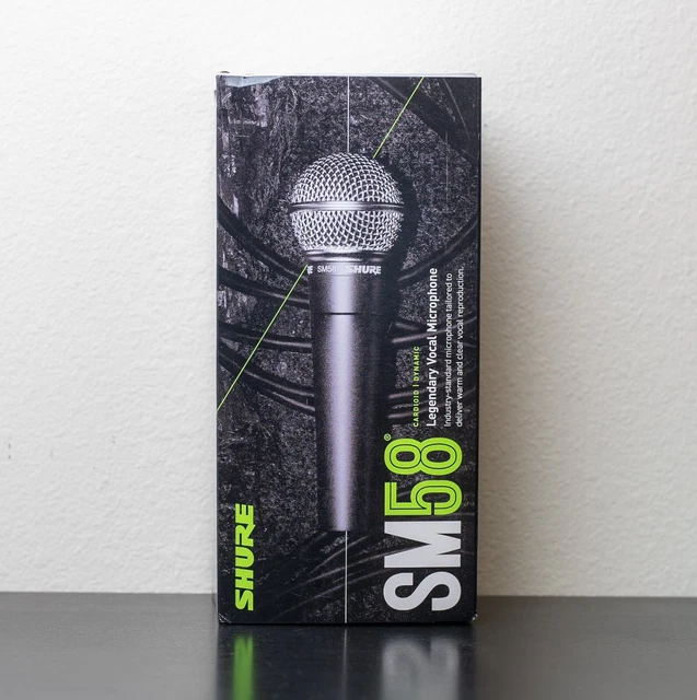 SHURE SM58 CARDIOID Dynamic Vocal Microphone Black 50.00 PicClick