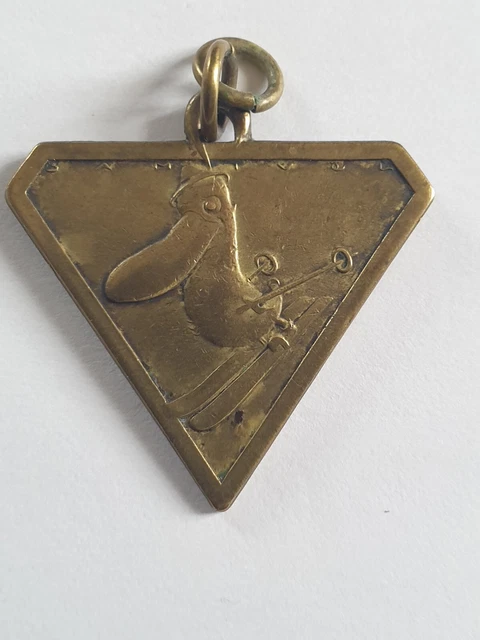Rare Insigne, broche médaille de ski Le Bouquetin de Rare Insigne, broche médaille de ski Le Bouquetin de