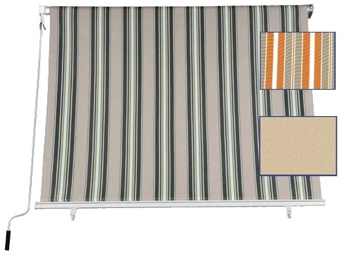 TENDAGGIMANIA Asta di Manovra per Tende da Sole Avvolgibile Universale - Colore: Bianco - Misura: 150 CM - Manovella per Tende da Sole in Ferro Laccato