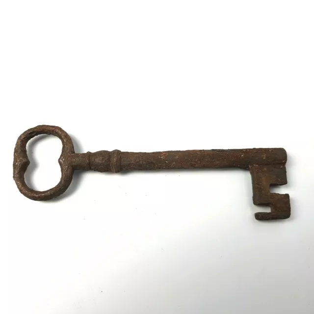 Antigua Llave Hierro Forjado Iron Key Xvii Siglo Italia Old Antigua Armario