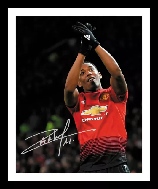 Anthony Martial - Manchester United Autograph Signed & Framed Photo