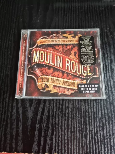 Various Artists : Moulin Rouge: MUSIC  FROM BAZ LUHRMANN'S FILM CD (2001)