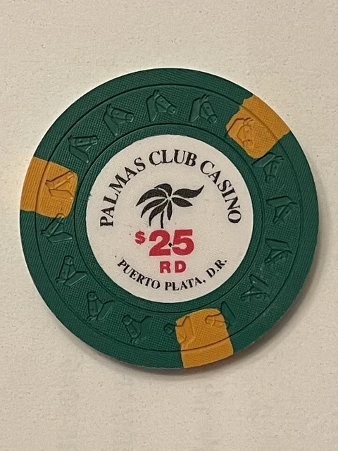 Palmas Club Casino Chip. Horse head Right HHR Mold