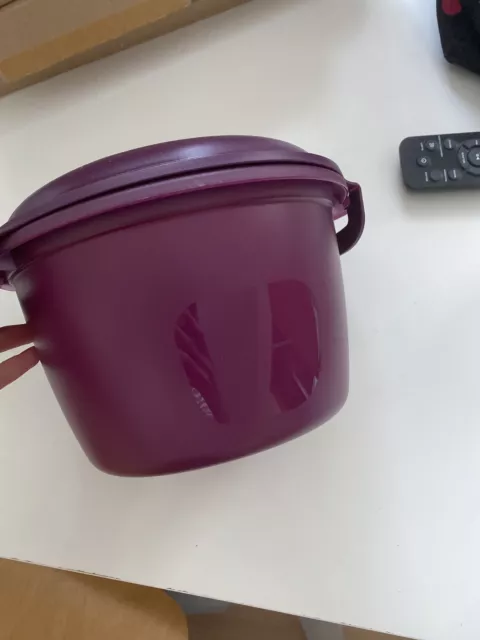 Tupperware Großer Reis-Meister Reiskocher Mikrowelle Topf 3,0L Neu