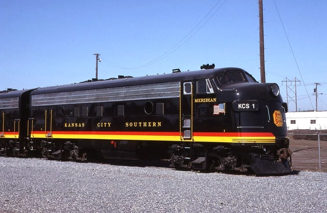 Original Slide: KCS Kansas City Southern FP9A 1 - "Meridian"