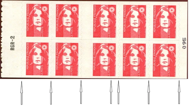 Timbre France Yvert No 4566 Marianne de Beaujard tvp rouge 20g