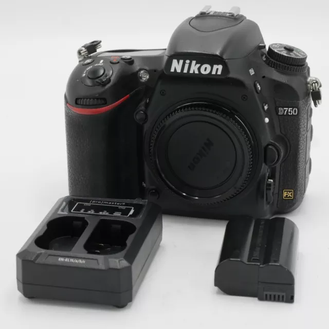 Nikon D750 24.3 MP Digital SLR Camera - Black (Body Only)