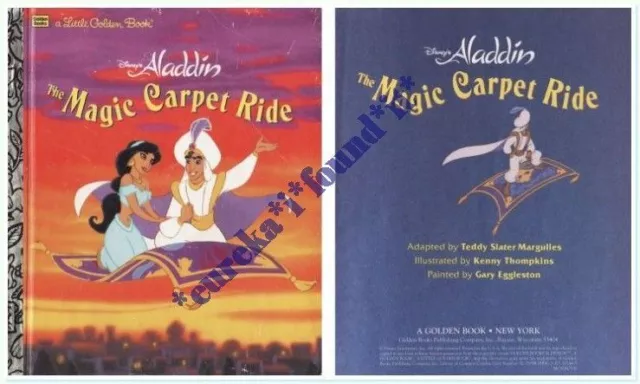 Little Golden Book Walt Disney's Aladdin The Magic Carpet Ride #98040 : 1997