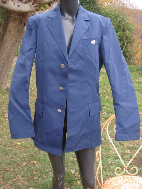 Chemise Ancienne De Facteur La Poste Années 1960/1970 - Bleu - Occasion Très Bon état