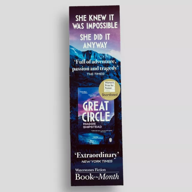 Great Circle Maggie Shipstead Collectible Promotional Bookmark -not the book