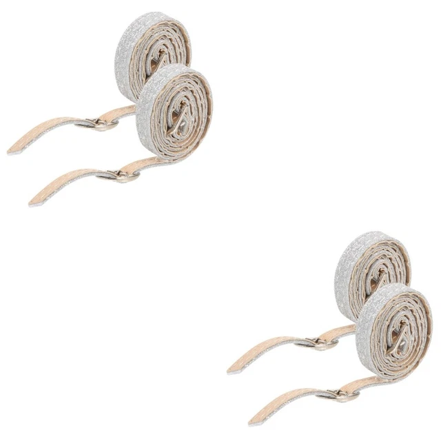 2 Pairs Cinturini Per Scarpe Lacci Per Tacchi Alti Tacco Sandalo Cinghia
