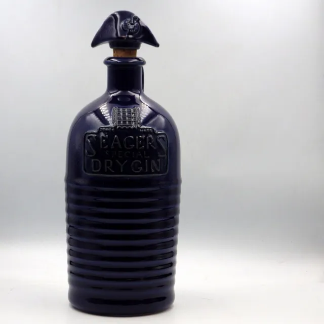 SEAGERS SPECIAL DRY GIN 20th Century Royal Doulton FLASK DECANTER