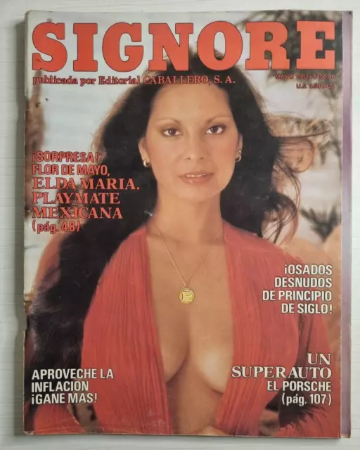 Playboy Mexico -  Signore May 1982 - Complete - Centerfold present but detached