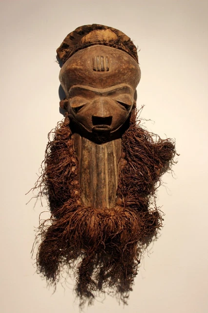 CONGO old african mask ancien masque d'afrique EAST PENDE africa maske masker