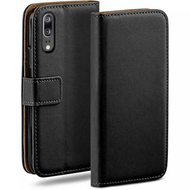 Coque pour Huawei P20 Housse de Protection Livre Étui à Clapet Pliez Portable