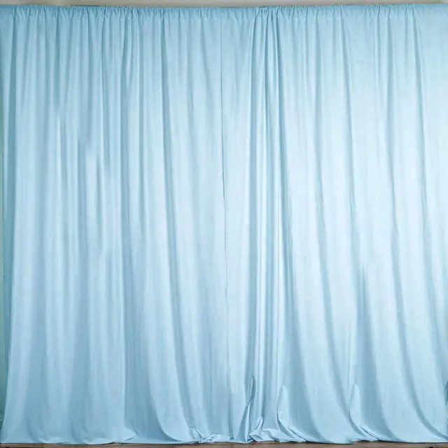 Polyester Backdrop Drapes Curtains Panels w/ Rod Pockets-Wedding Ceremony Party