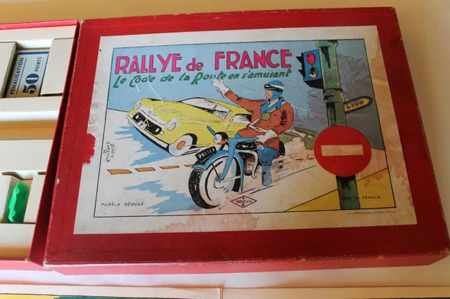 Jeu De Société Vintage Karting Junior Par La Tour Saint-Denis, Années 60, Incomplet