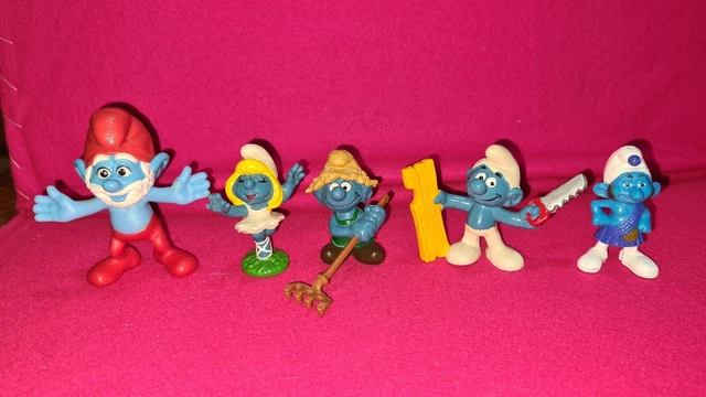 Lotto 5 Puffi anni 70-80 e 2000