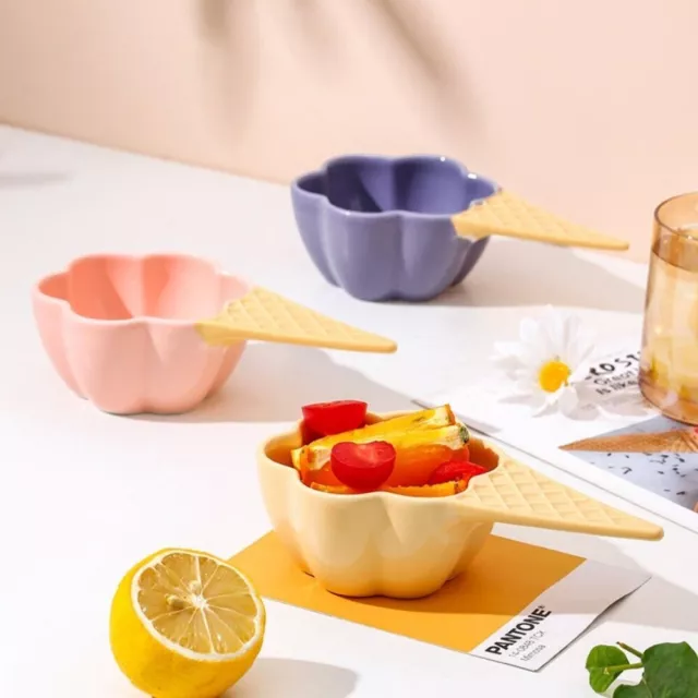 Korean Style Ice Cream Cup Tableware Seasoning Dish Appetizer Tray Fruit Bowl