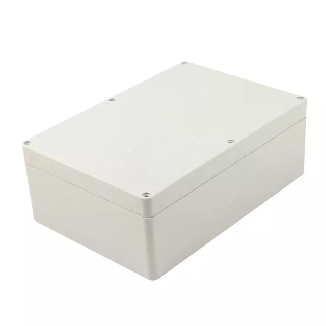 265mm x 185mm x 95mm Plastic Outdoor Electrical Enclosure Junction Box Case Gray