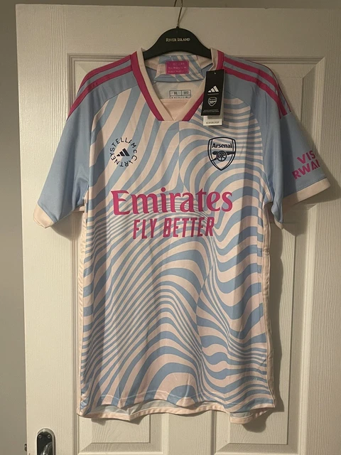 Arsenal Adidas Stella McCartney Shirt Adults Men’s Size Extra Large