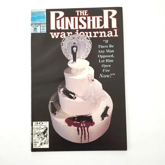 Punisher War Journal #36 (1988 Series) Direct Vol. 1 Marvel Comic Book Nov 1991