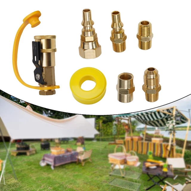 Connettori Rapidi Per Tubo Da Giardino In Ottone Massiccio – 2 Set Maschio+femmina, Filetto 3/4” GHT, 3 Anni Garanzia - 4