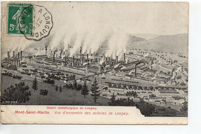 MONT SAINT MARTIN - Meurthe et Moselle - CPA 54 -  les Acieries