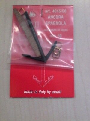 4010/75 Amati AMATI ANCORA ANTICA CON CEPPO IN LEGNO 75 MM ART 