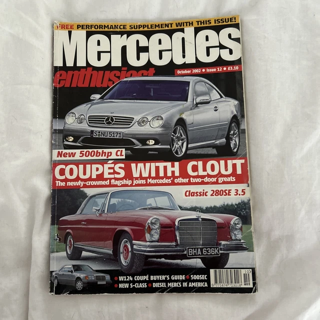 MERCEDES ENTHUSIAST MAGAZINE Issue 12 from October 2002 - Very Rare! £8 ...