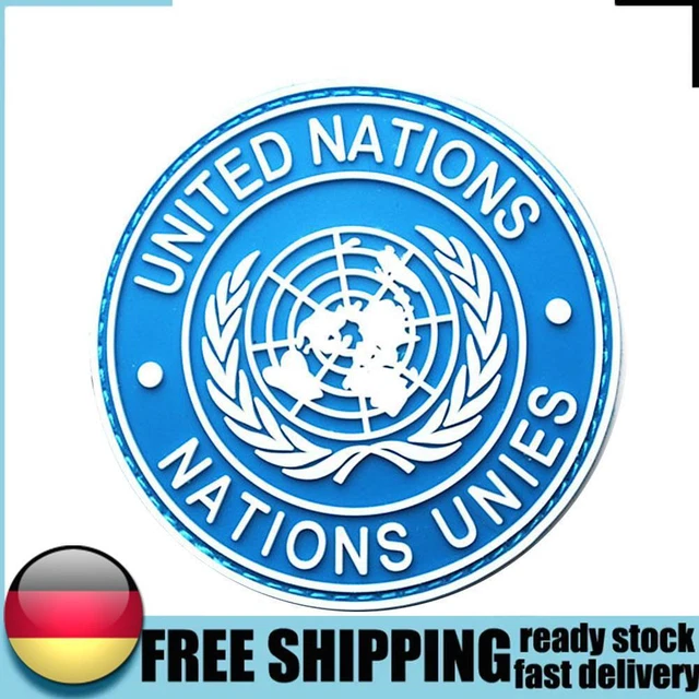 Runde Abzeichen der internationalen U.N UN UN Schulter echte Armbinden für die m