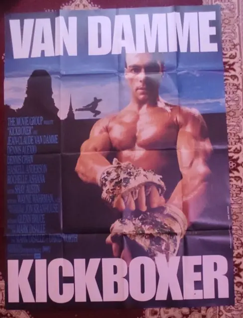 Original Movie Poster KICKBOXER Jean Claude Van Damme 2 Sheet Film Print 60x45