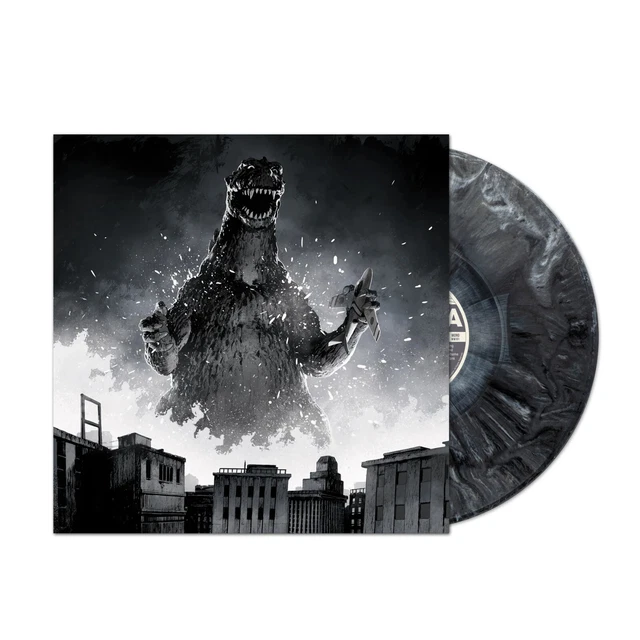 Godzilla 1954 Soundtrack OST Exclusive Limited Black White Swirl Color Vinyl LP Godzilla 1954 Soundtrack OST Exclusive Limited Black White Swirl Color Vinyl LP