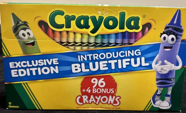 CRAYOLA CLASSIC CRAYONS Featuring Bluetiful, 24 Count - 4pcs $13.95 -  PicClick