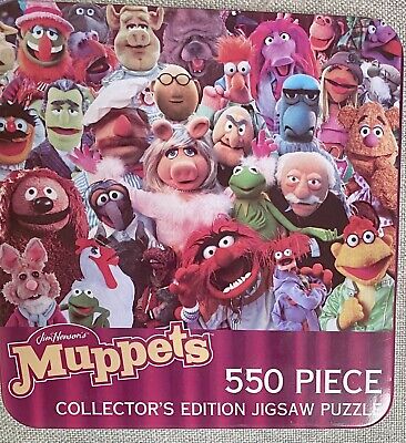Muppets Jigsaw Puzzle 25th Anniversary Collectors Ed 550 pc Tin Container Henson