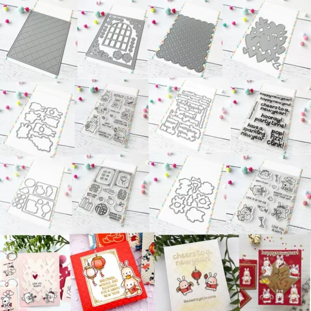 Cute Animals Metal Cutting Dies Stamp Set DIY Scrapbooking Embossing Craft Album