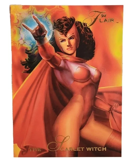 1994 Fleer Flair Marvel Annual Single Base Card # 35 Scarlet Witch Mint