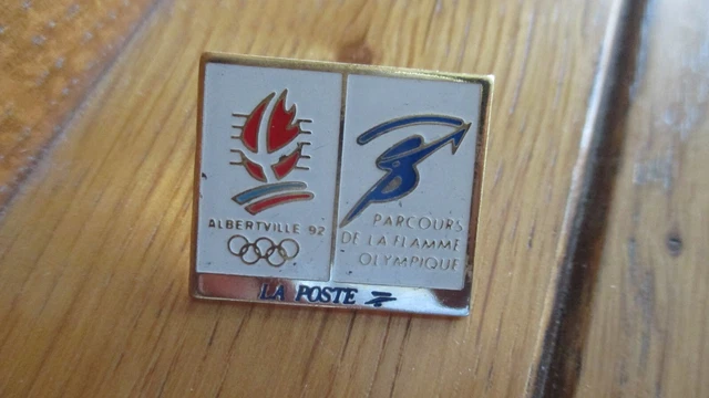 Pin Badge - Albertville 92 Olympics France La Poste