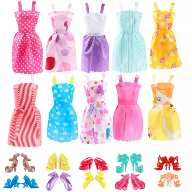 Doll Partywear Shoes Dolls Dressup Accessories Family Toy Random (20 2