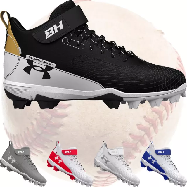 Under Armour Harper 7 Mid RM Youth Kids Boy's Baseball Cleats - 3025598