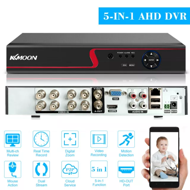 8CH 1080P HD DVR CCTV Digital Video Recorder for Security Surveillance U G6S3