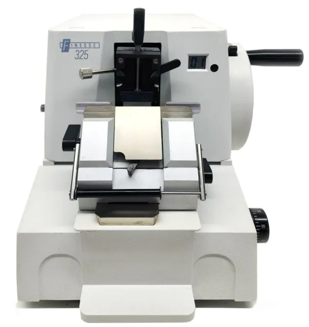 Thermo Shandon Finesse 325 Rotary Manual Microtome + Blade Holder & Debris Tray